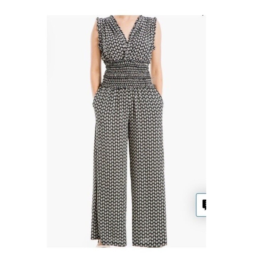 Elegant Black and White Jumpsuit